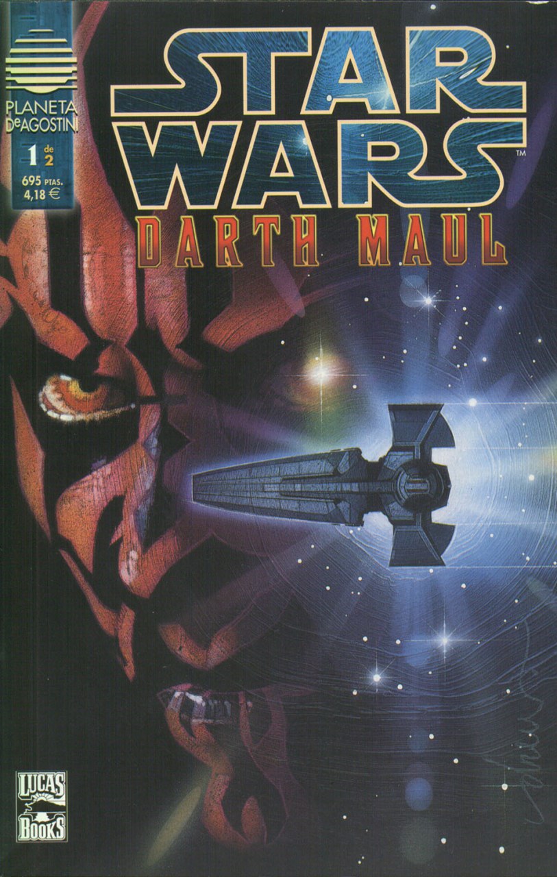 Portada ampliada de STAR WARS DARTH MAUL
