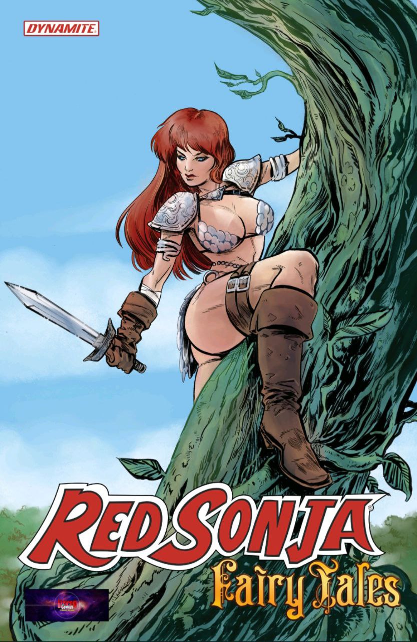 Portada ampliada de Red Sonja Fairy Tales