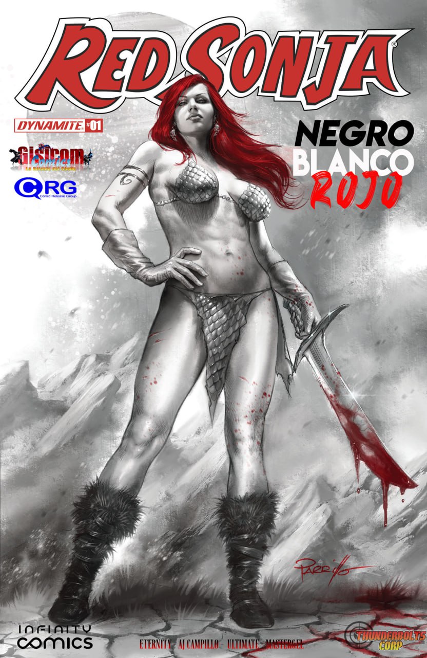 Portada ampliada de Red Sonja