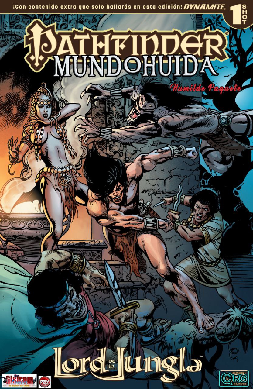 Portada ampliada de Pathfinder Mundo Huida