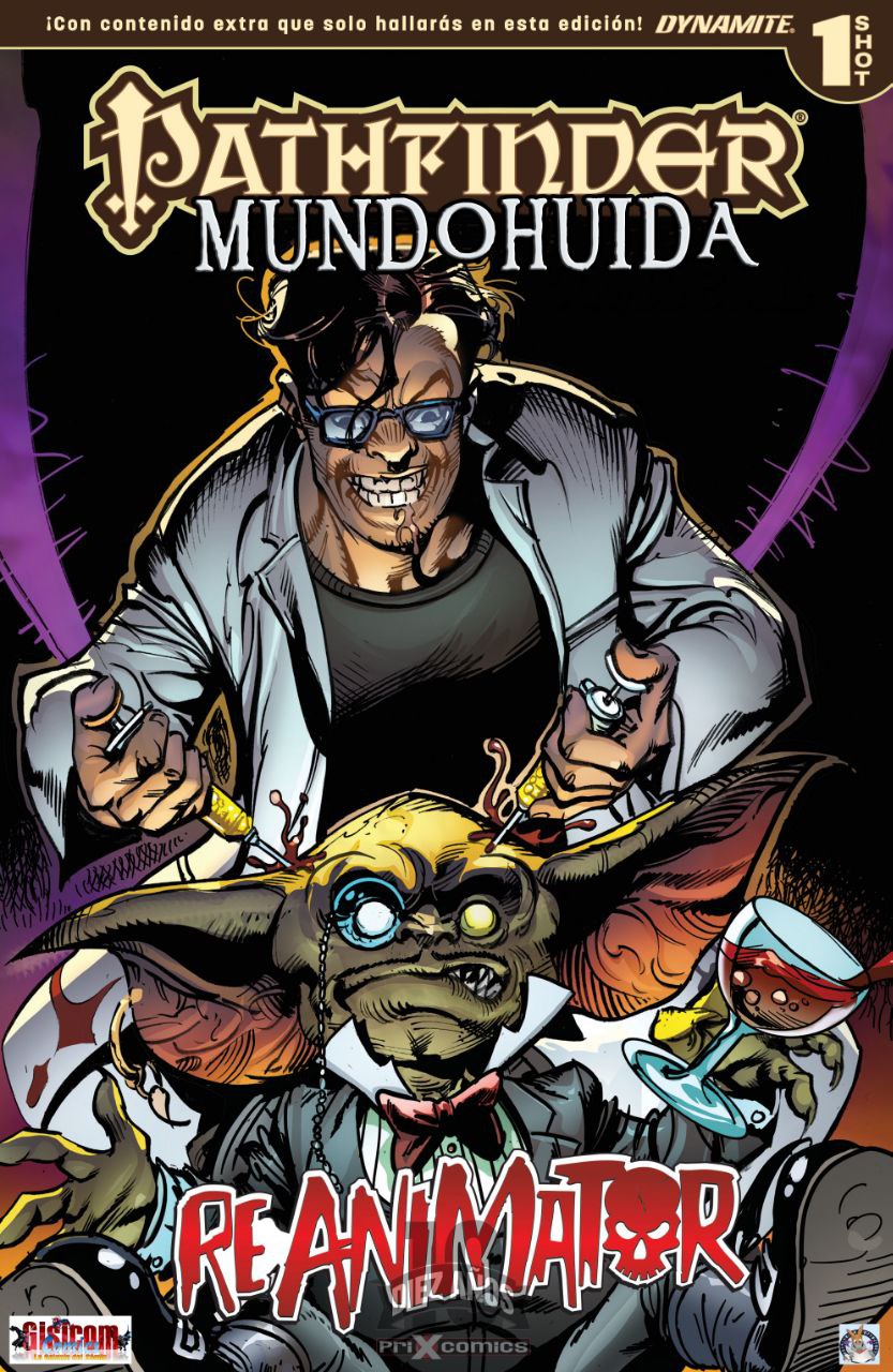 Portada ampliada de PATHFINDER MUNDO HUIDA REANIMATOR