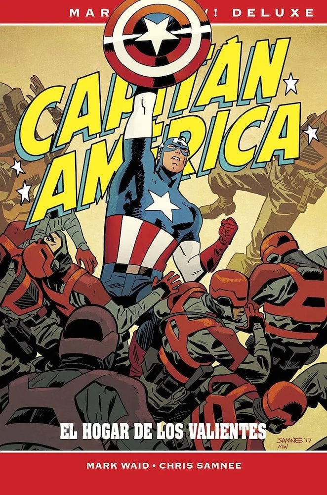 Portada ampliada de Captain America
