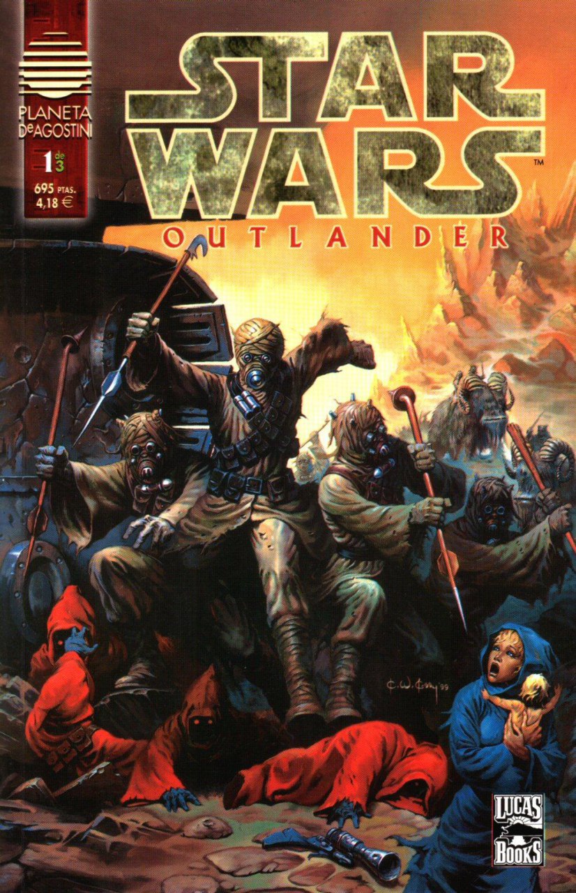 Portada ampliada de STAR WARS OUTLANDER