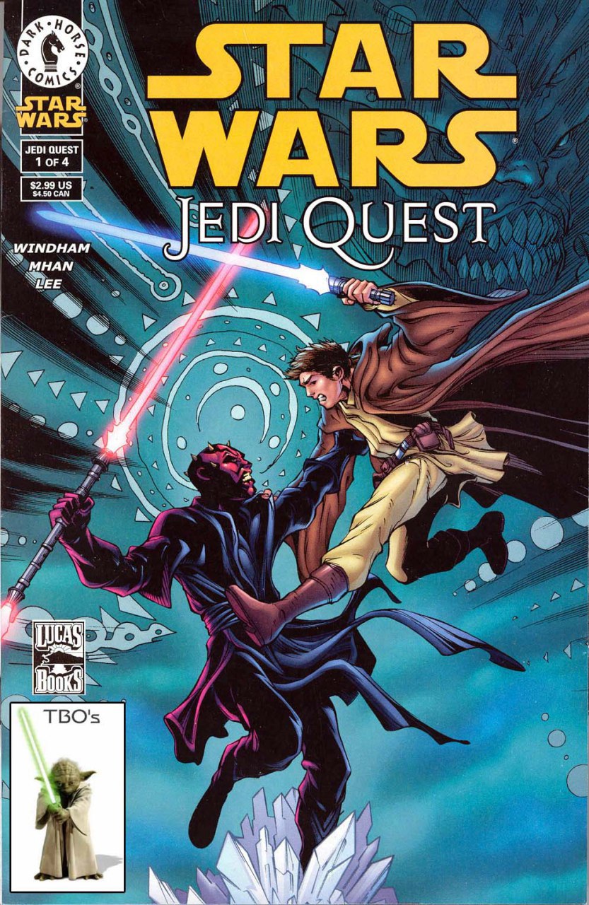 Portada ampliada de STAR WARS JEDI QUEST