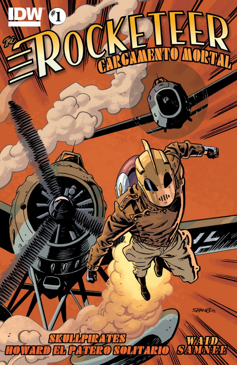 Portada ampliada de ROCKETEER CARGAMENTO MORTAL