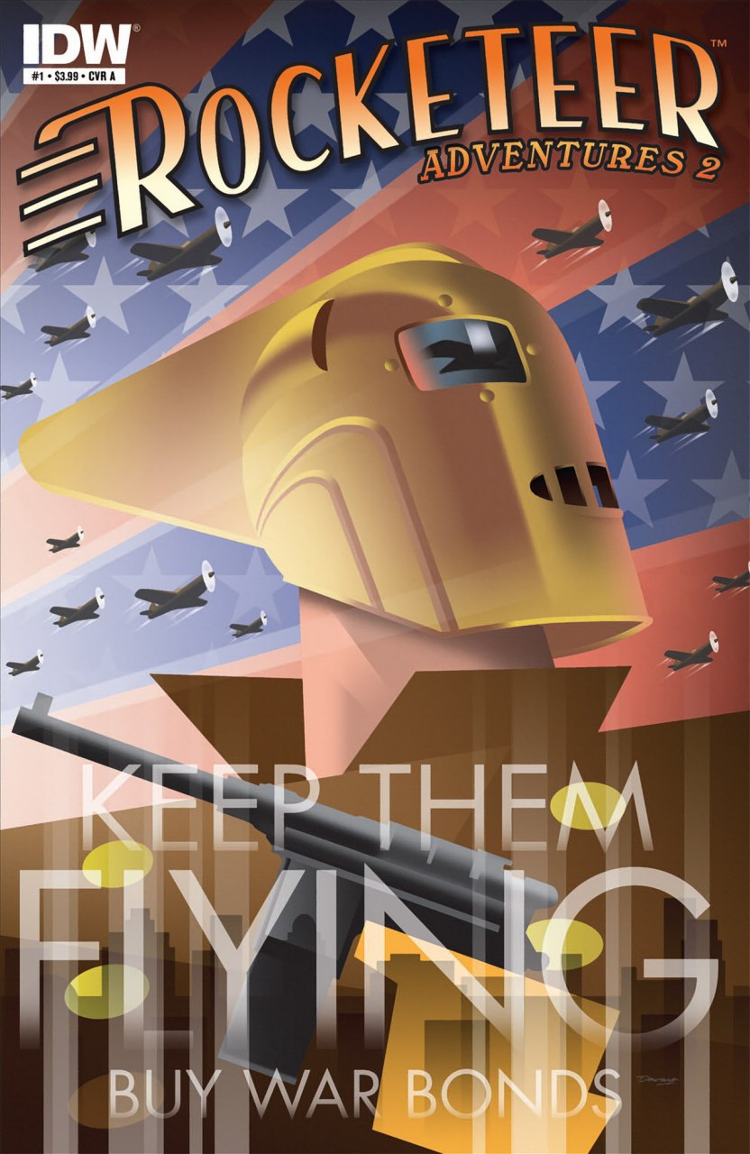 Portada ampliada de ROCKETEER ADVENTURES