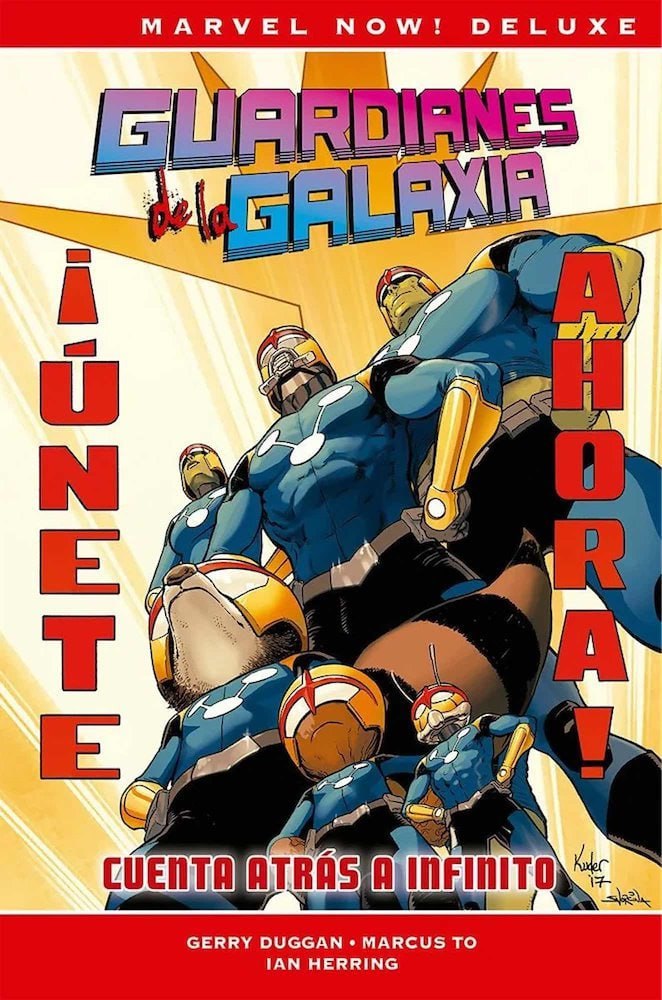Portada ampliada de GUARDIANES de la GALAXIA