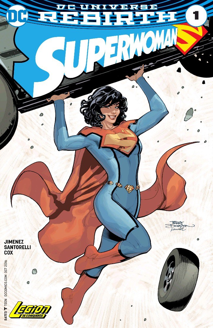 Portada ampliada de SUPERWOMAN