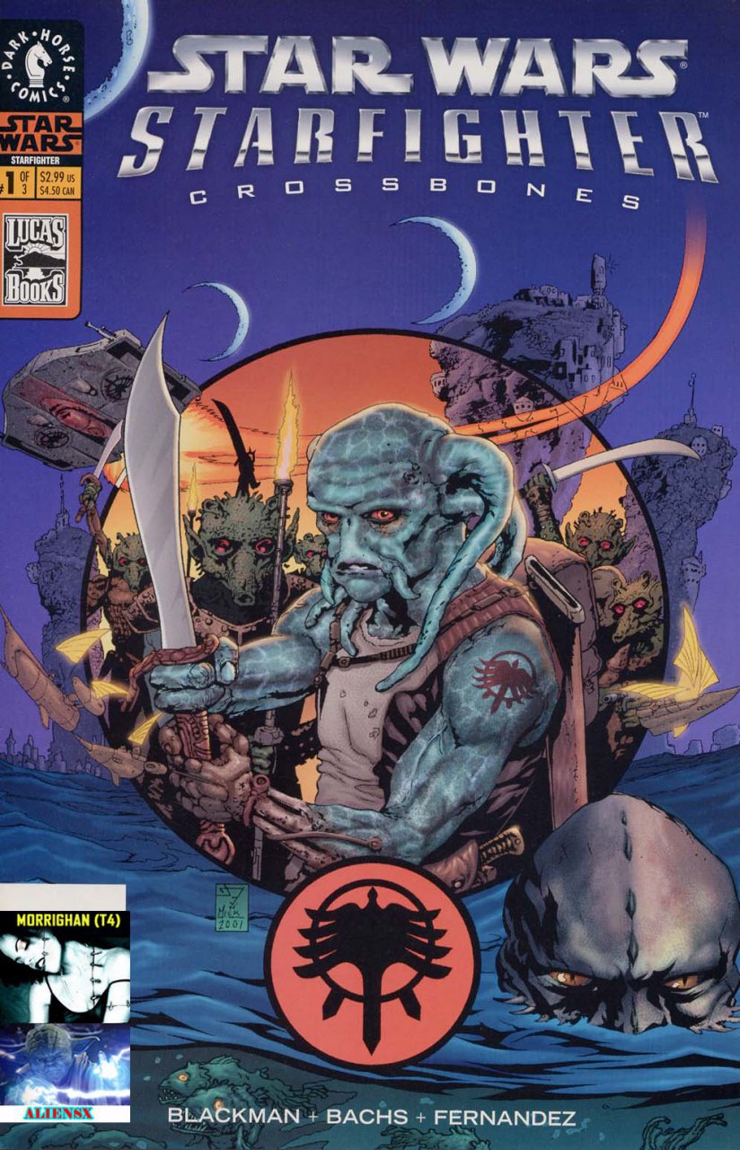 Portada ampliada de STAR WARS STARFIGHTER CROSSBONES