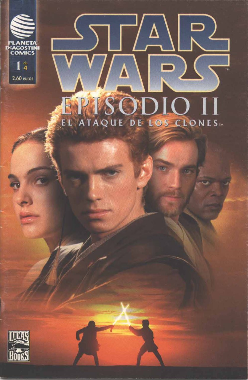 Portada ampliada de STAR WARS EPISODIO II EL ATAQUE DE LOS CLONES