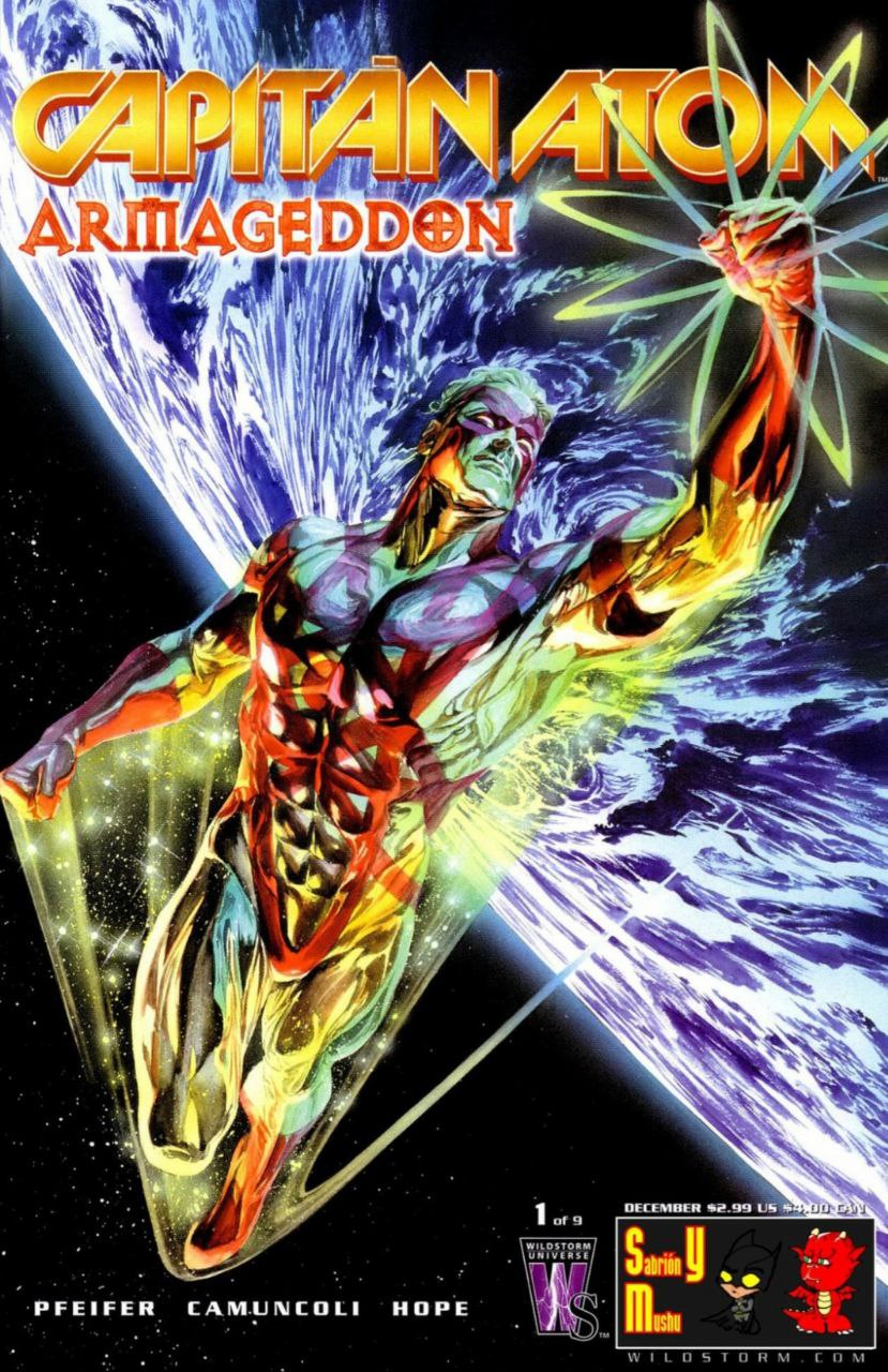 Portada ampliada de CAPITAN ATOM ARMAGEDDON