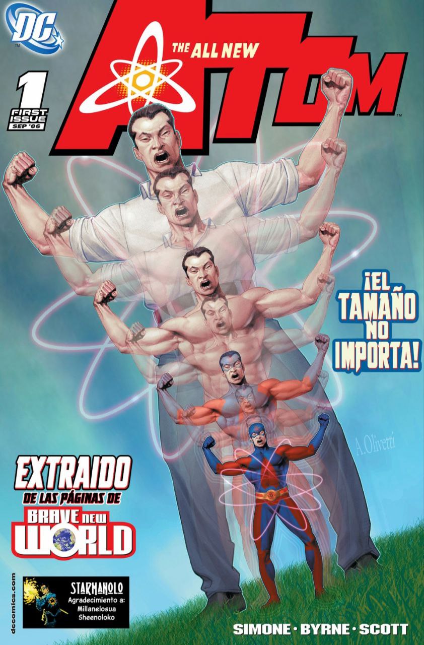 Portada ampliada de THE ALL NEW ATOM