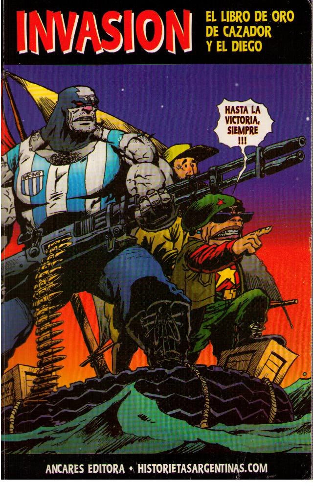 Portada ampliada de INVASION EL LIBRO DE ORO DE CAZADOR Y EL DIEGO