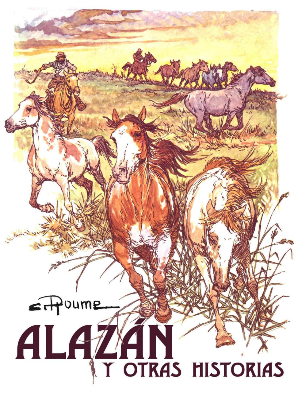 Portada ampliada de ALAZÁN Y OTRAS HISTORIAS