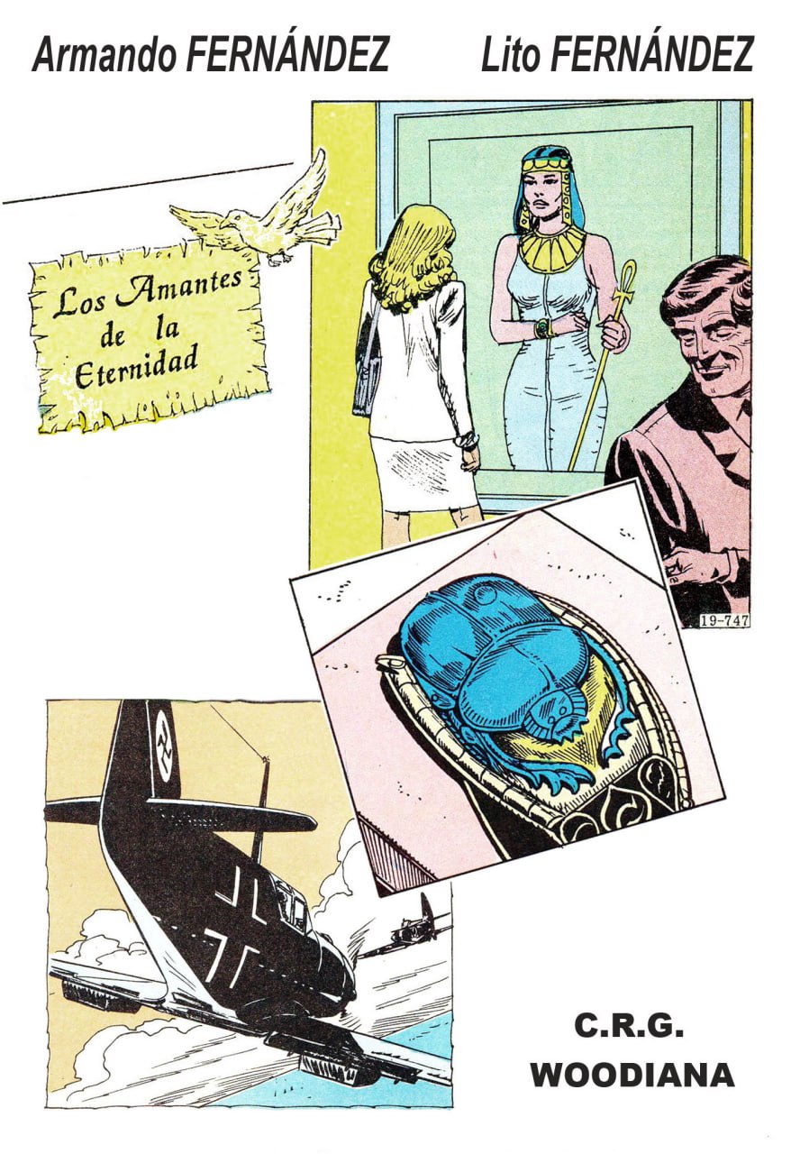 Portada ampliada de Los Amantes de la Eternidad
