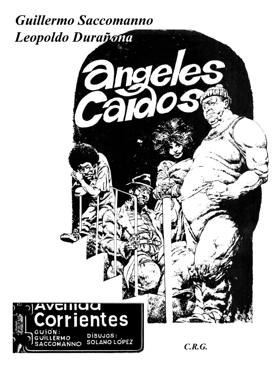 Portada ampliada de Angeles Caidos