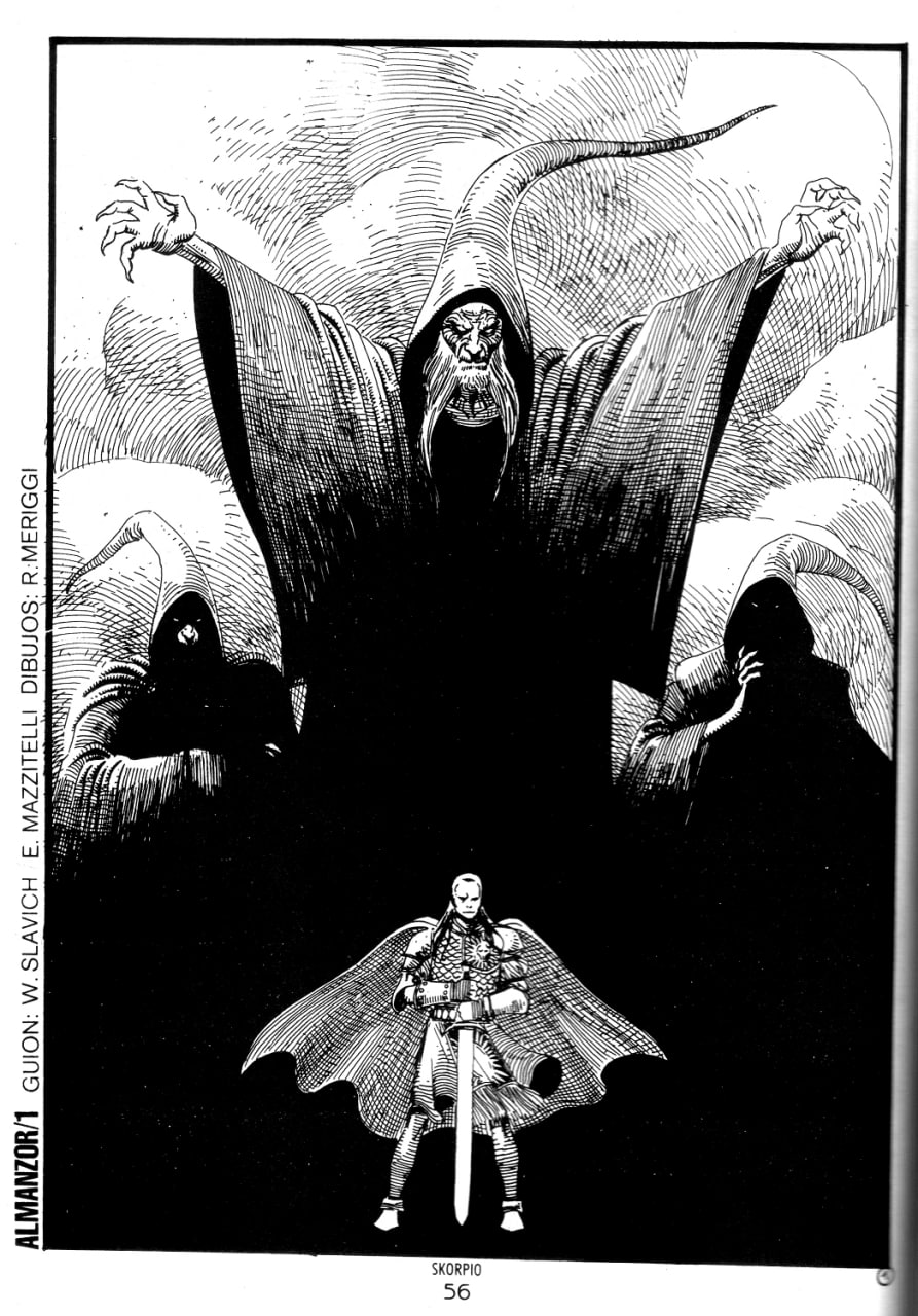 Portada ampliada de Almanzor (Slavich/Mazzitelli - Meriggi)