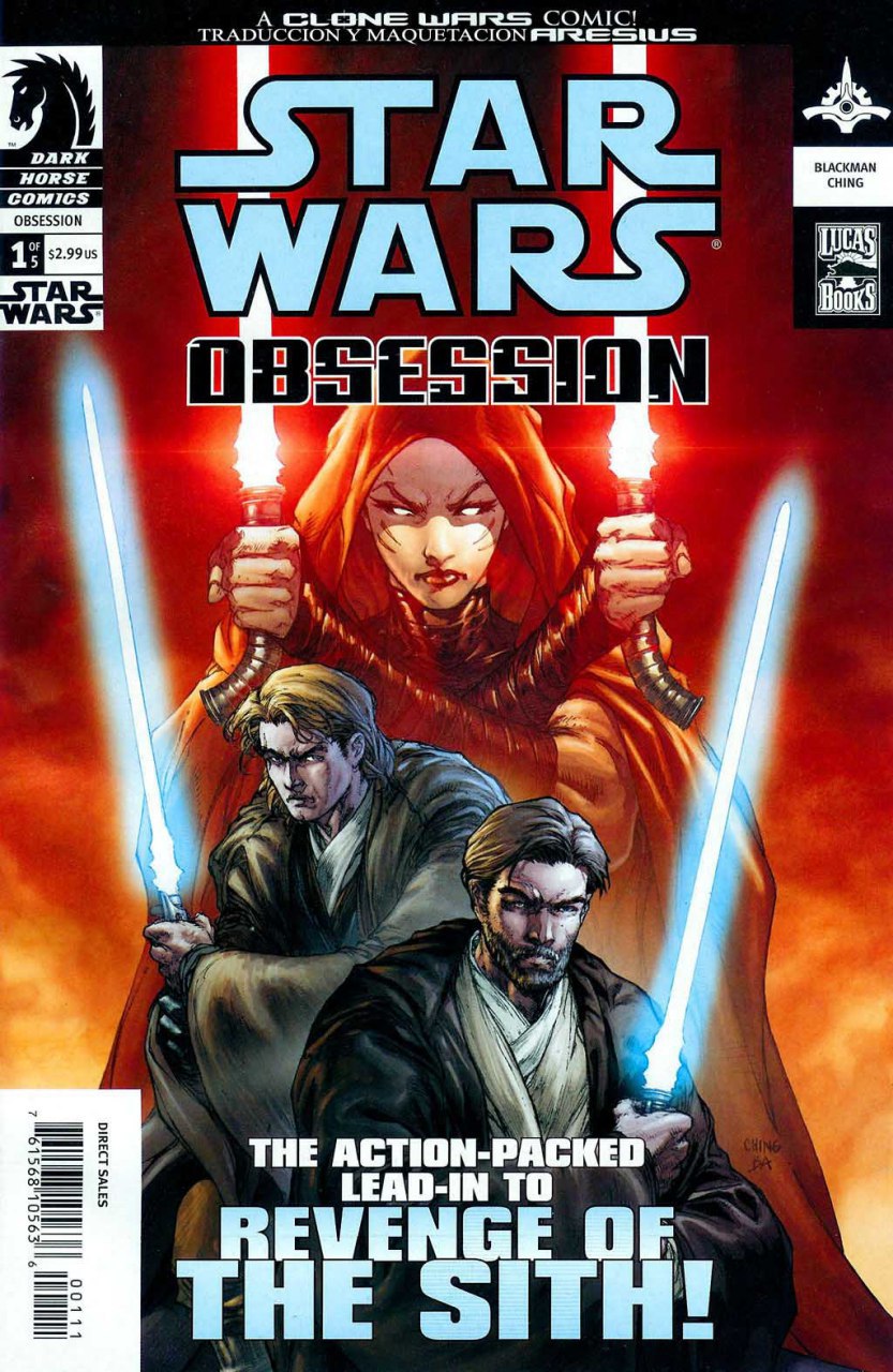 Portada ampliada de STAR WARS OBSESSION