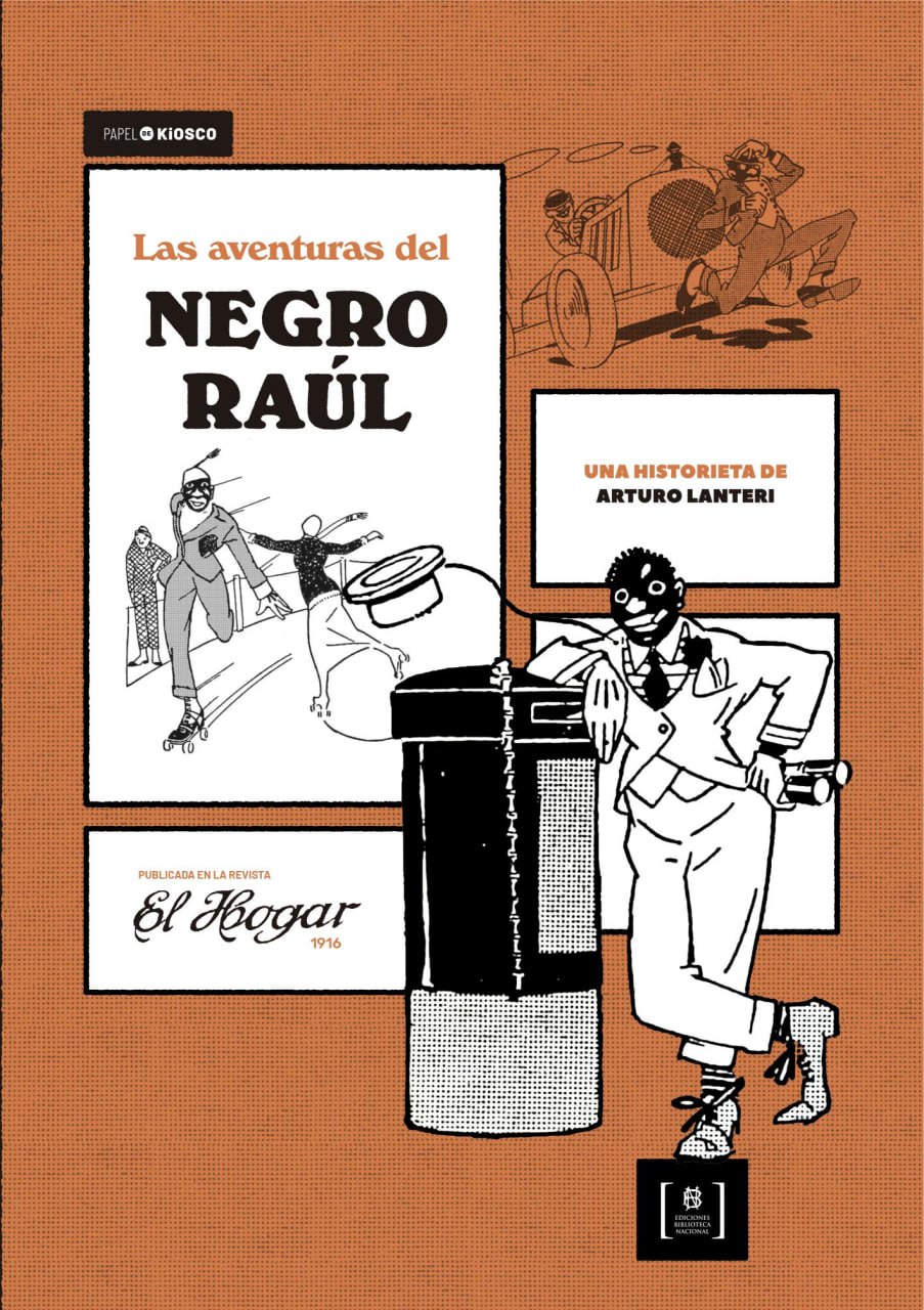Portada ampliada de Las aventuras del NEGRO RAúl