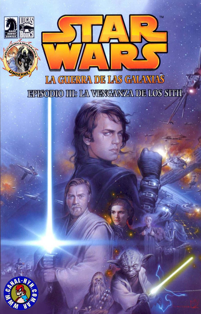 Portada ampliada de STAR WARS LA GUERRA DE LAS GALAXIAS EPISODIO III: LA VENGANZA DE LOS SITH