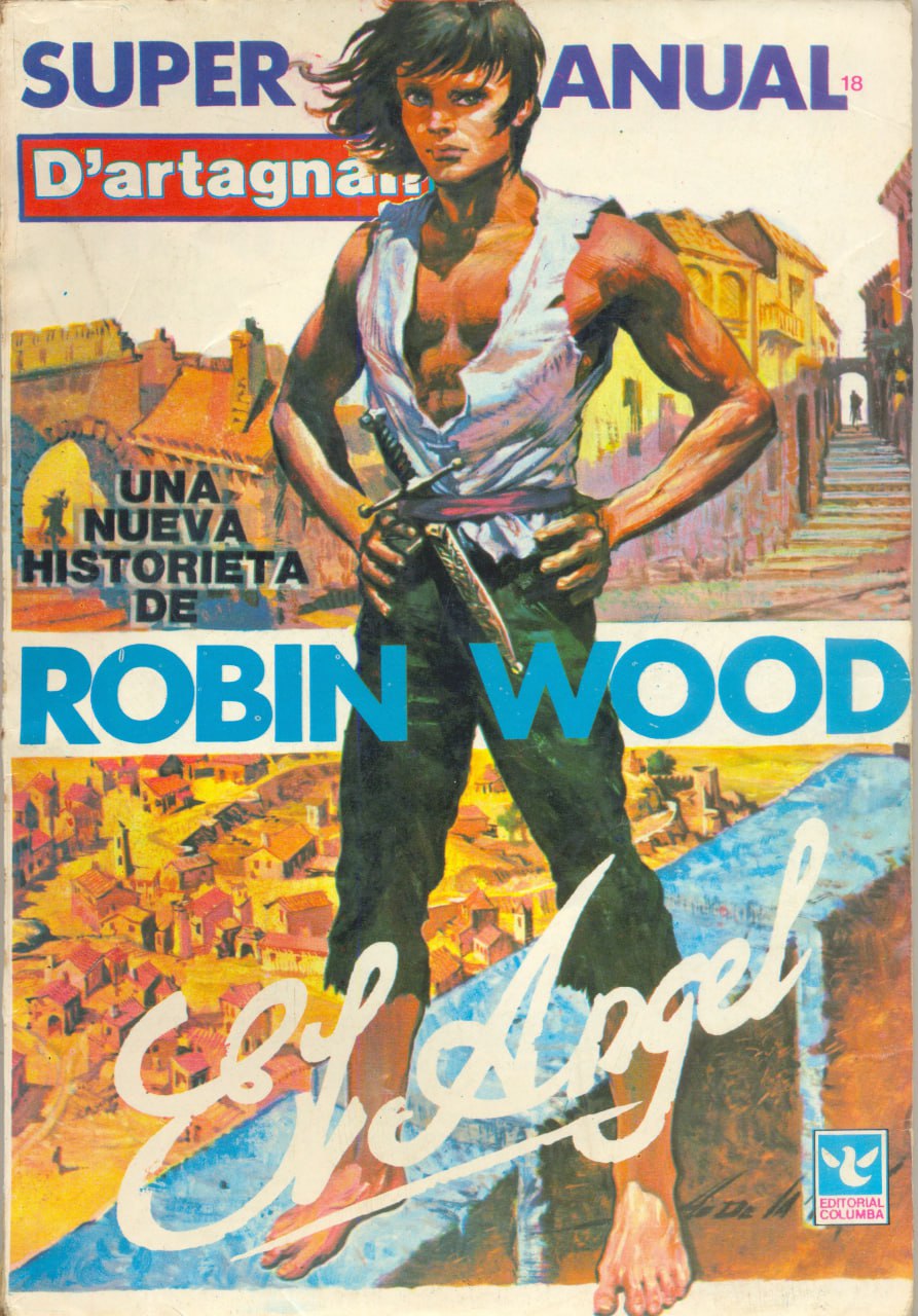 Portada ampliada de ROBIN WOOD El Angel