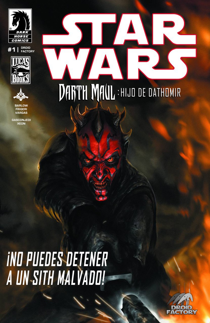 Portada ampliada de STAR WARS DARTH MAUL - HIJO DE DATHOMIR