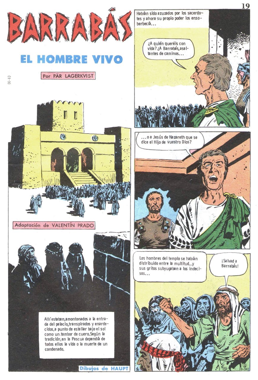 Portada ampliada de BARRABAS EL HOMBRE VIVO
