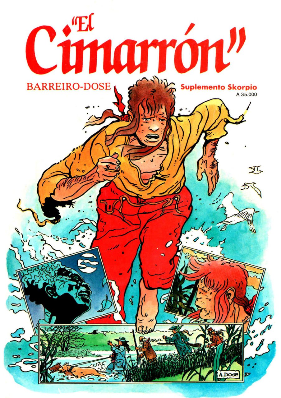Portada ampliada de El Cimarron
