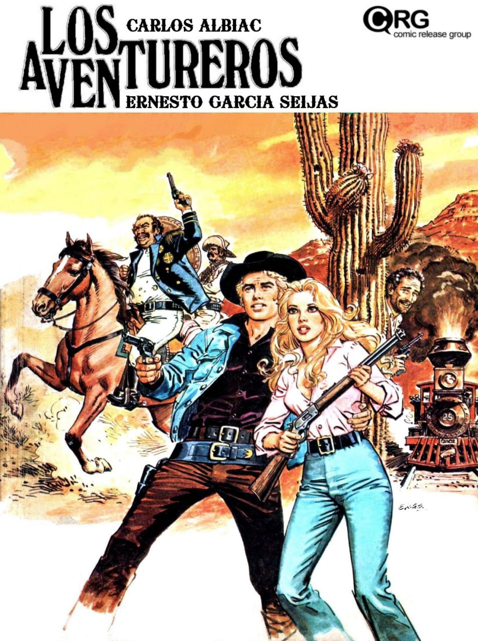 Portada ampliada de LOS AVENTUREROS