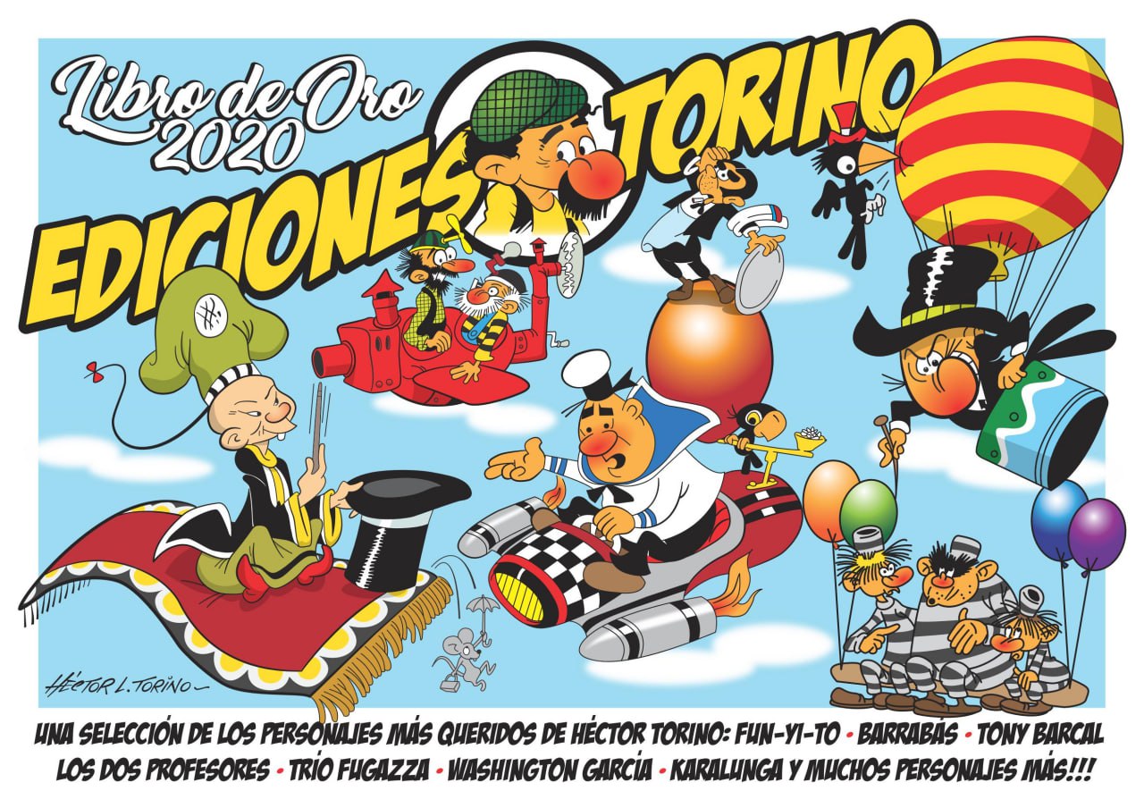 Portada ampliada de Libro de Oro 2020 Ediciones Torino