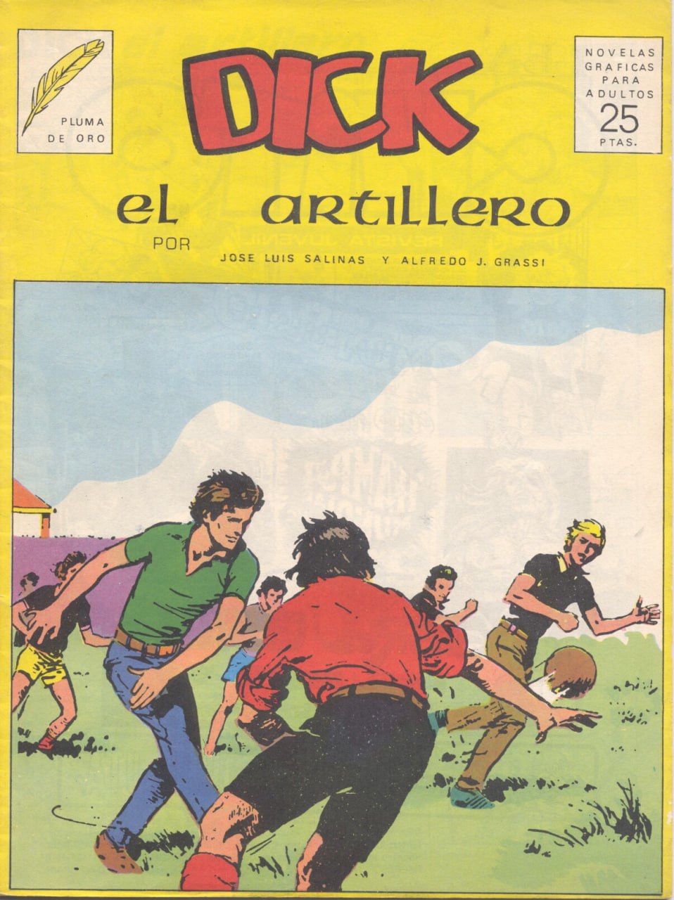 Portada ampliada de DICK el artillero