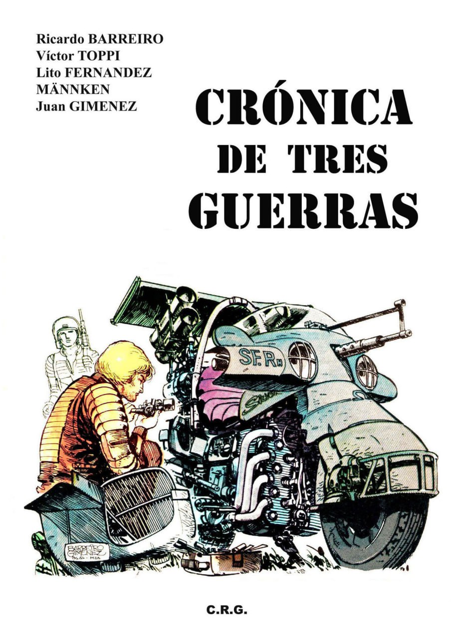 Portada ampliada de CRÓNICA DE TRES GUERRAS