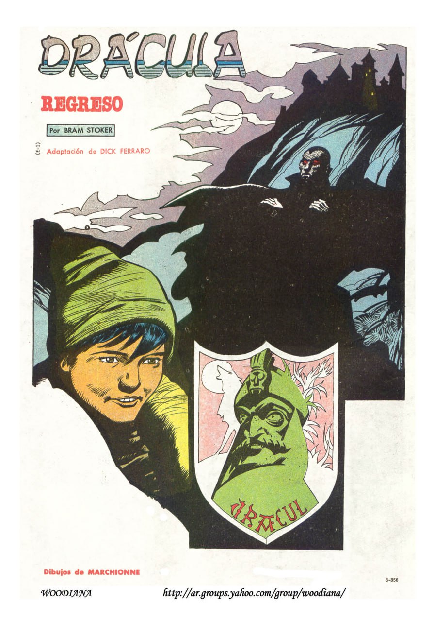 Portada ampliada de DRÁCULA REGRESO