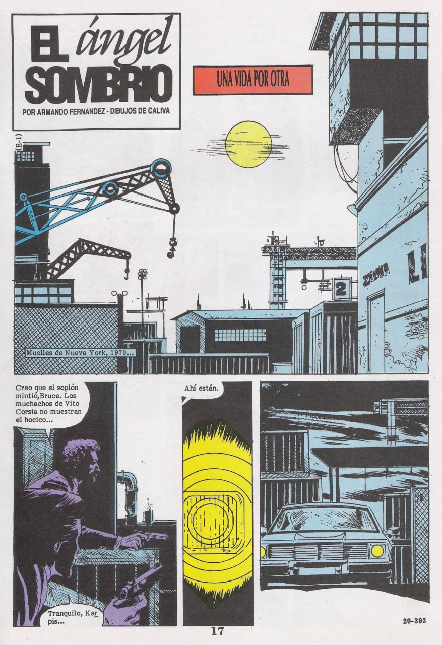 Portada ampliada de El Ángel Sombrío
