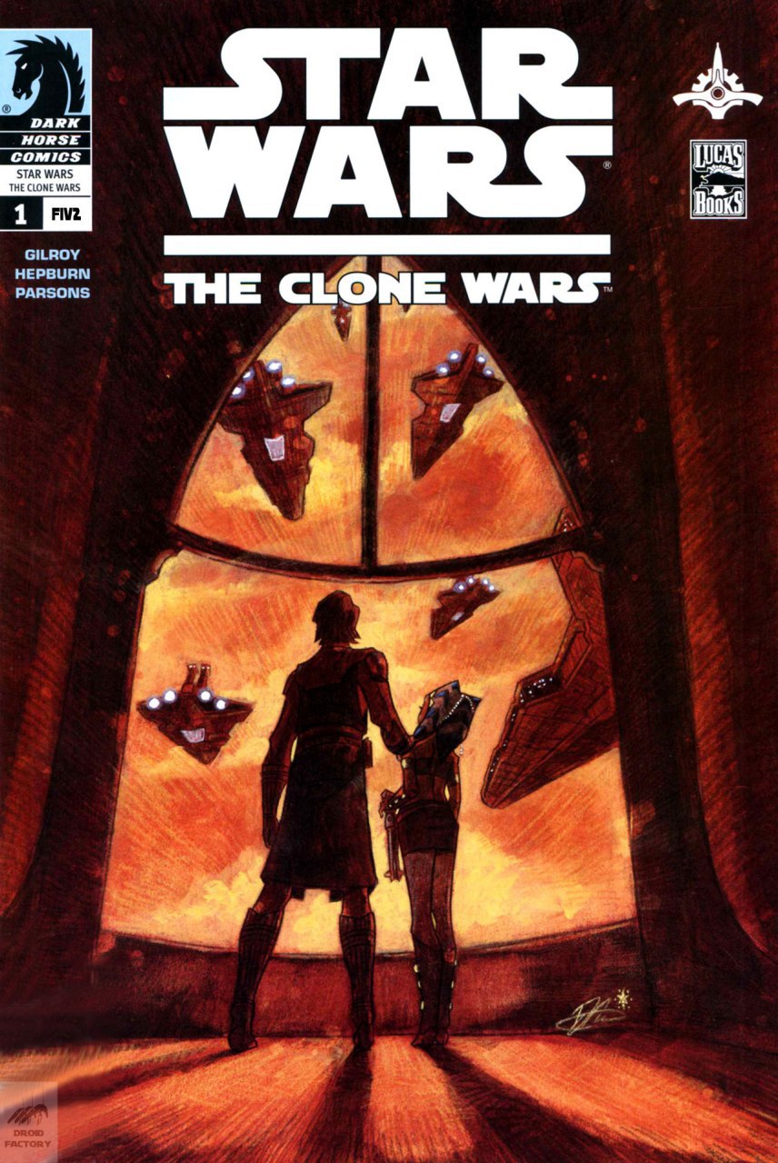 Portada ampliada de Star Wars The Clone Wars