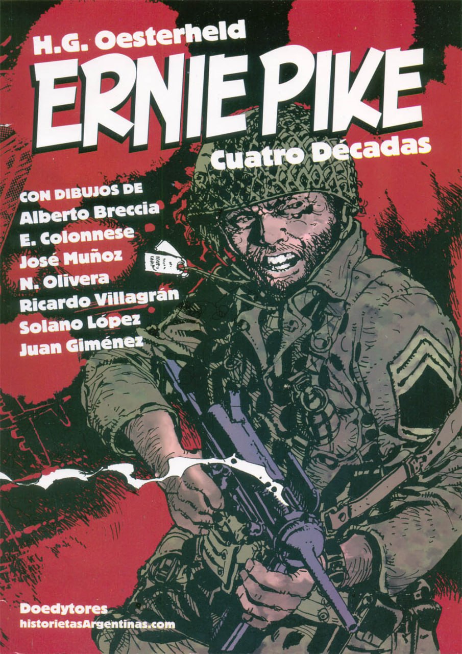 Portada ampliada de ERNIE PIKE Cuatro Décadas