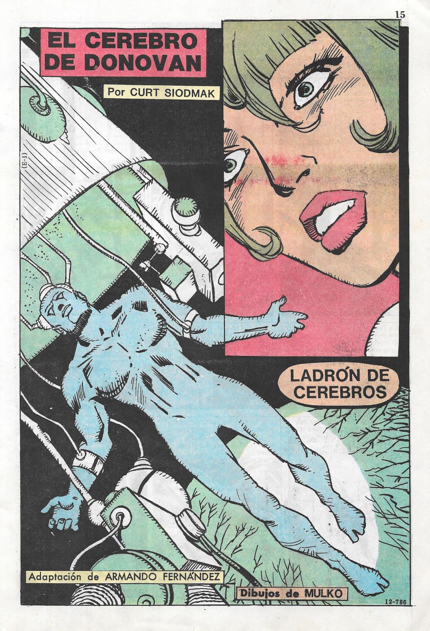 Portada ampliada de EL CEREBRO DE DONOVAN