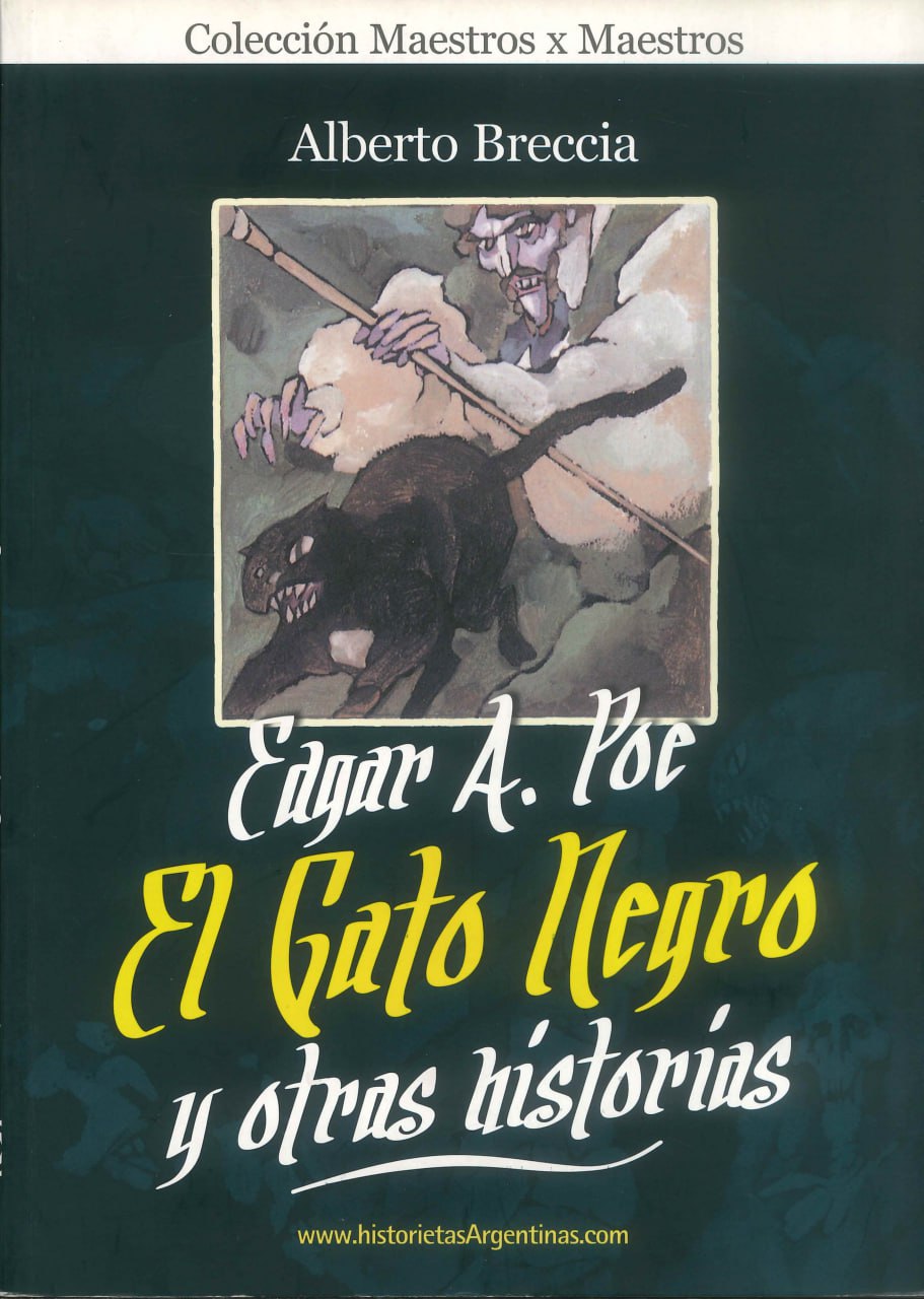 Portada ampliada de El Gato Negro y otras historias