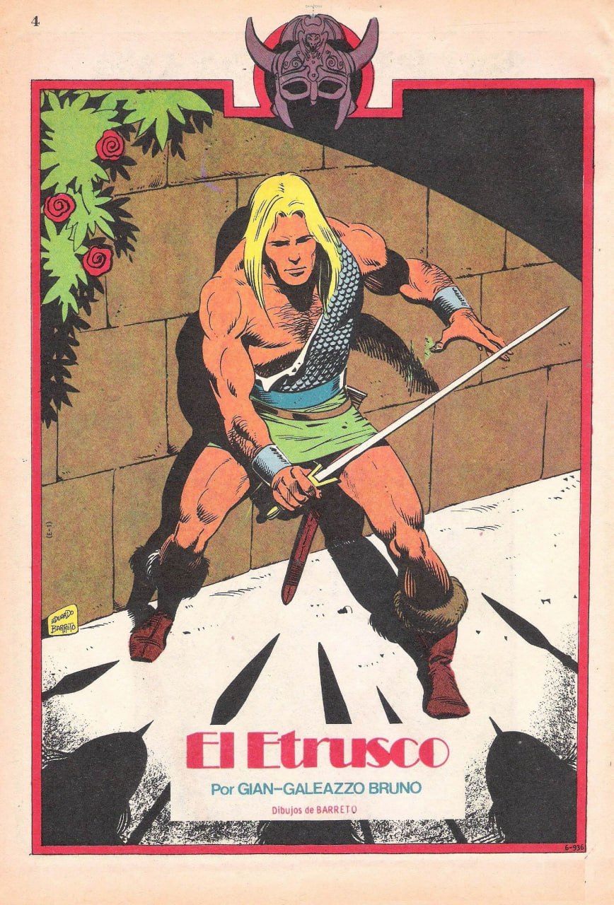Portada ampliada de El Etrusco