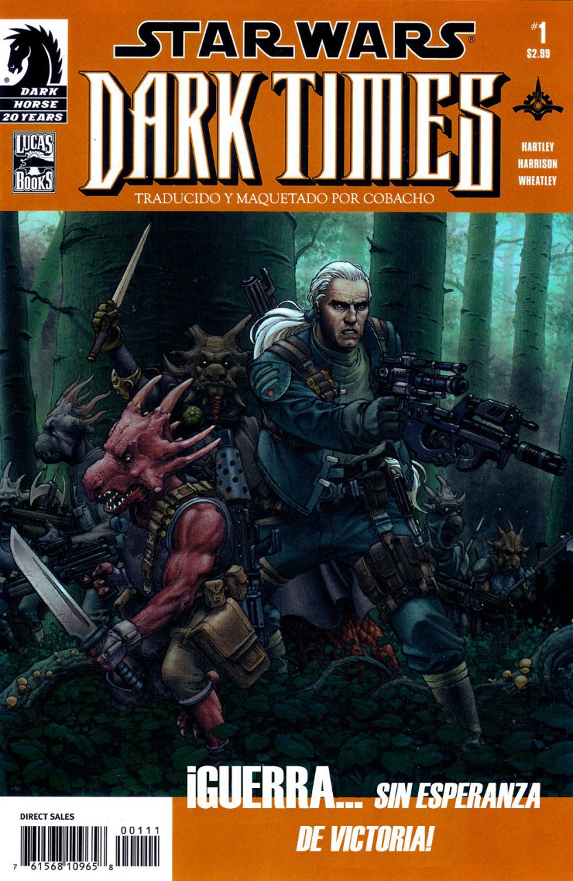 Portada ampliada de STAR WARS DARK TIMES