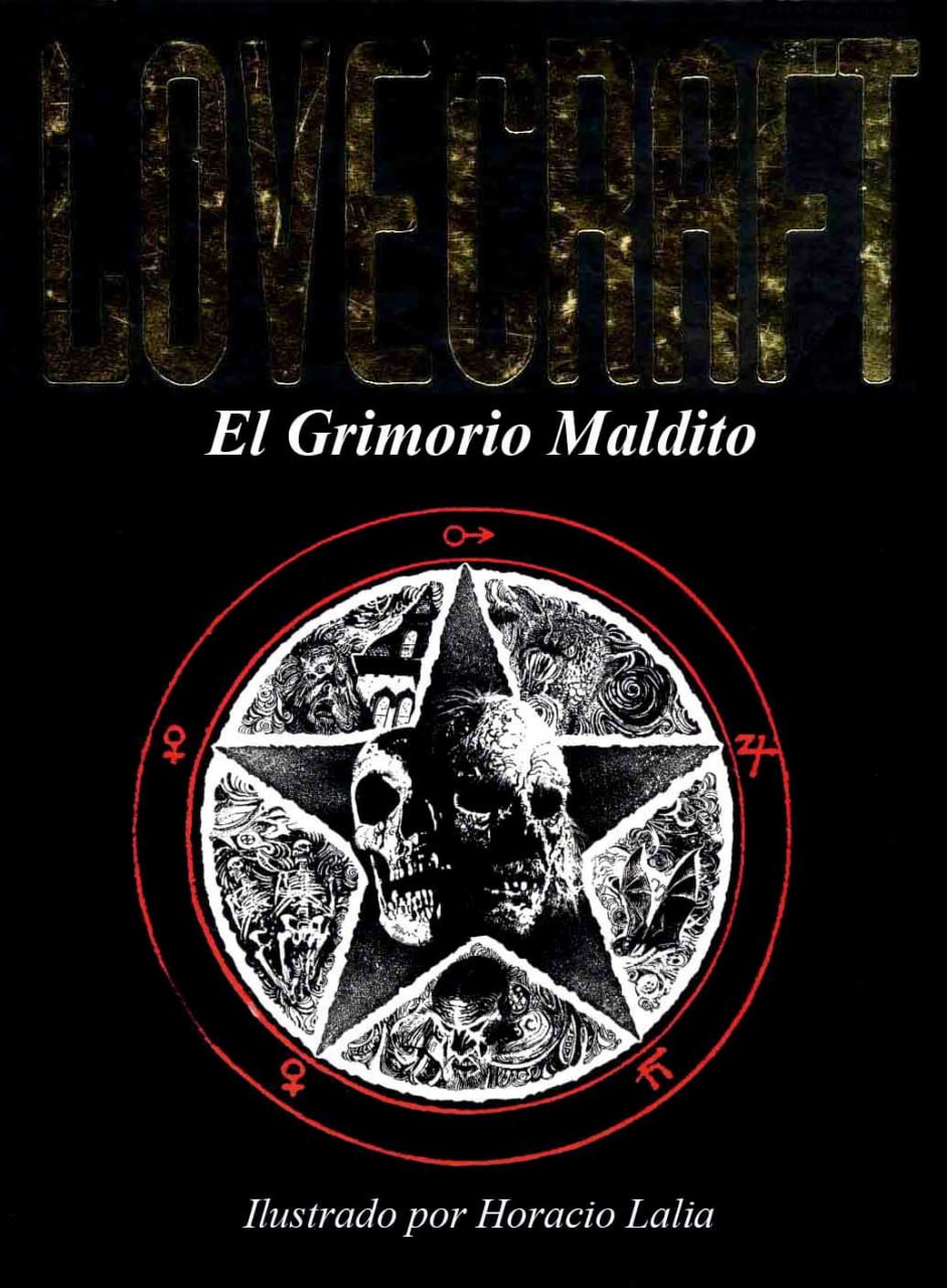Portada ampliada de El Grimorio Maldito