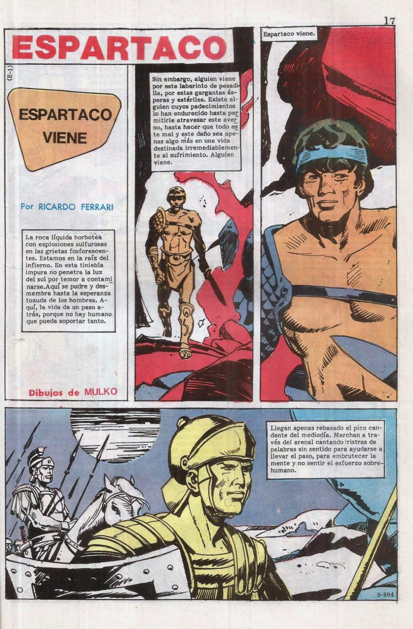 Portada ampliada de ESPARTACO