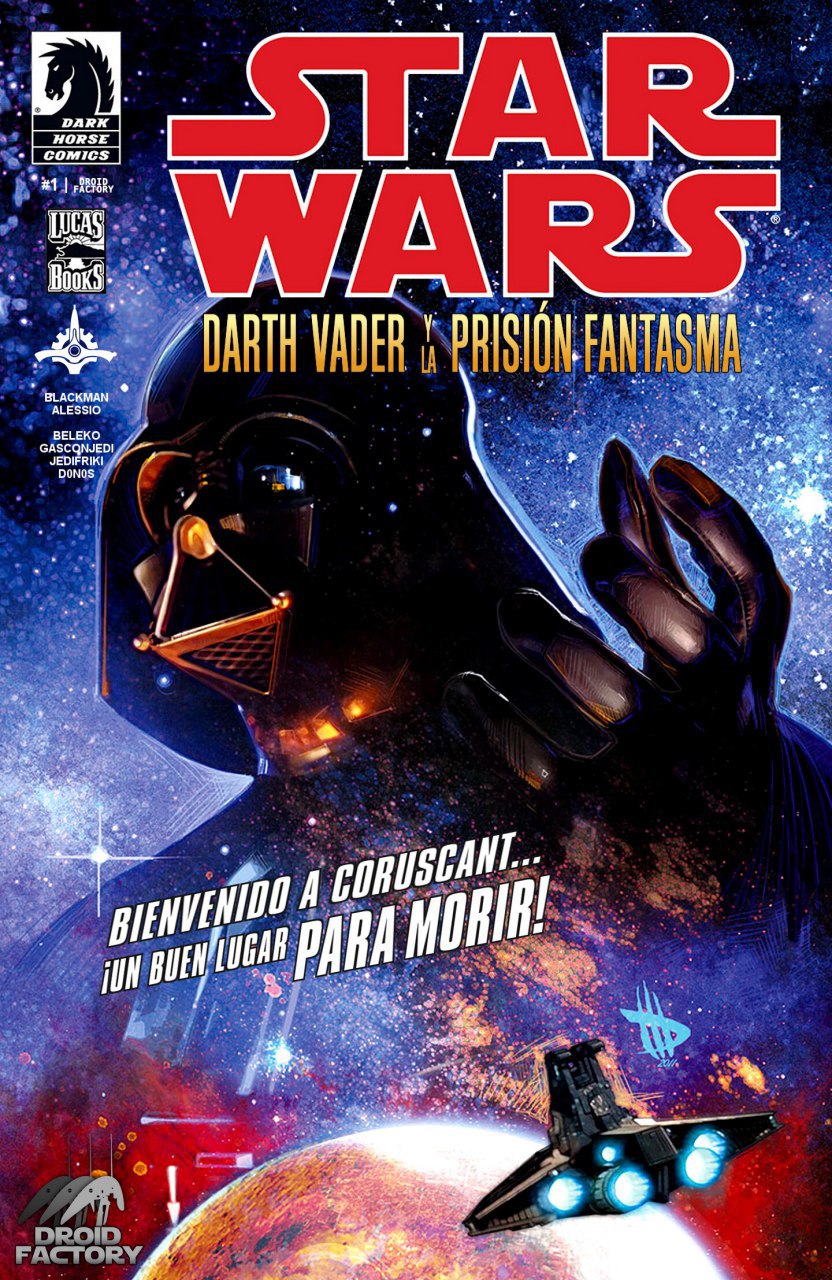Portada ampliada de STAR WARS DARTH VADER + PRISION FANTASMA