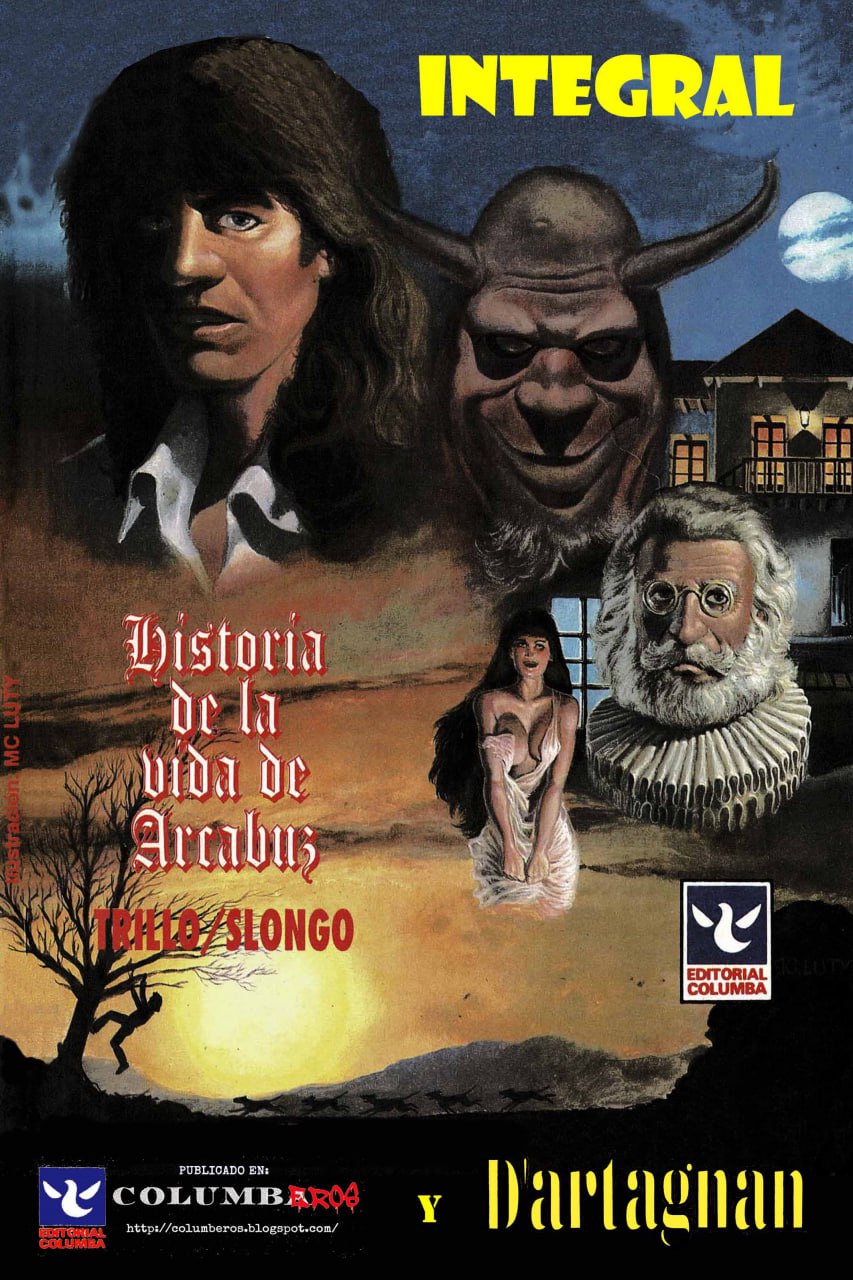 Portada ampliada de Historia de la vida de Arcabus