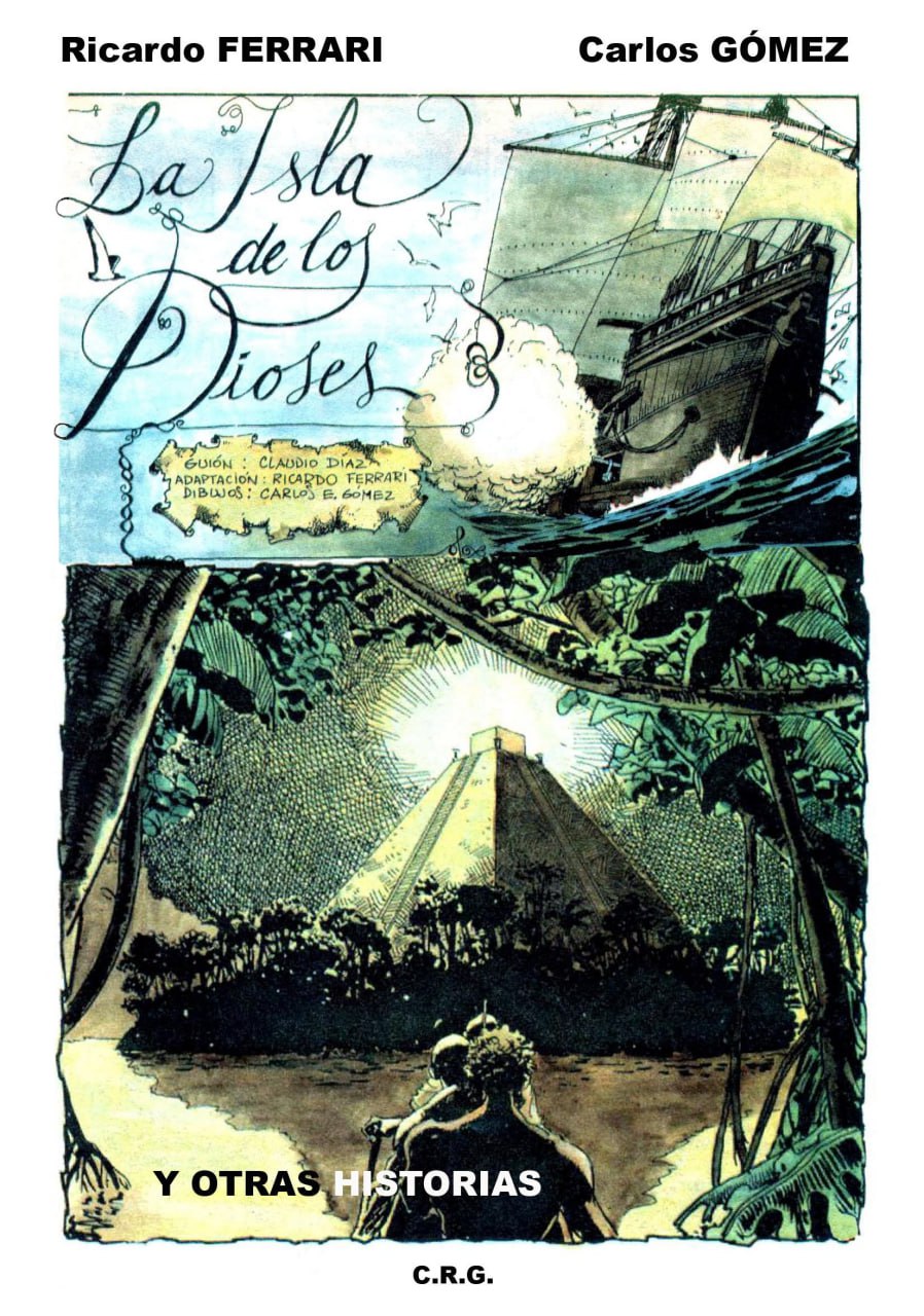 Portada ampliada de La Isla de los Dioses y otras historias