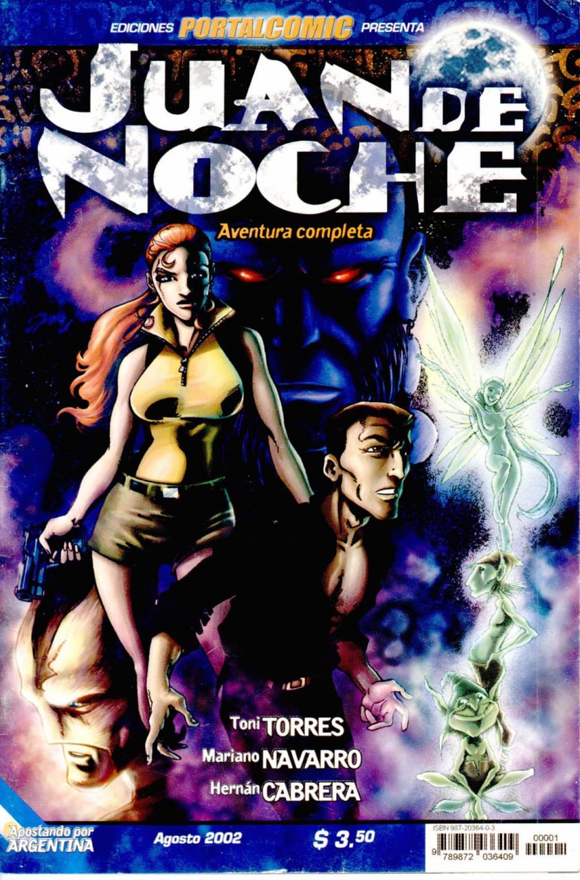 Portada ampliada de Juan de Noche