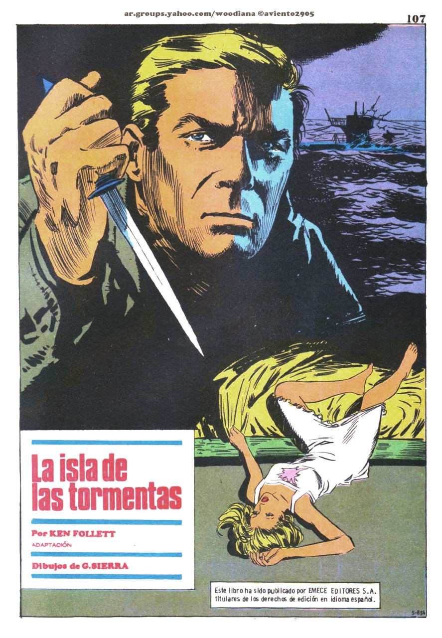 Portada ampliada de La isla de las tormentas