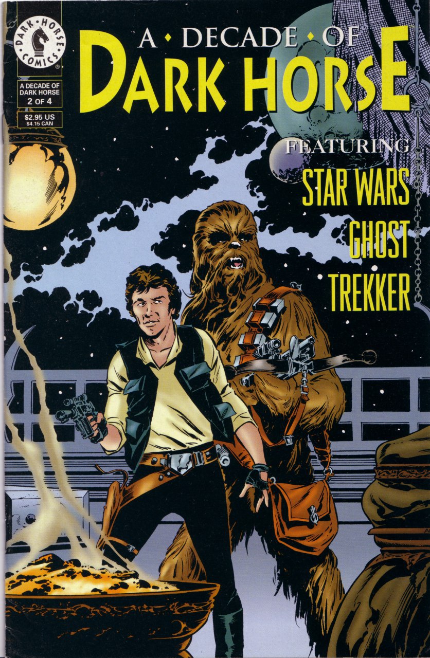 Portada ampliada de A DECADE OF DARK HORSE