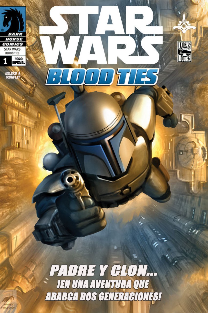Portada ampliada de STAR WARS BLOOD TIES