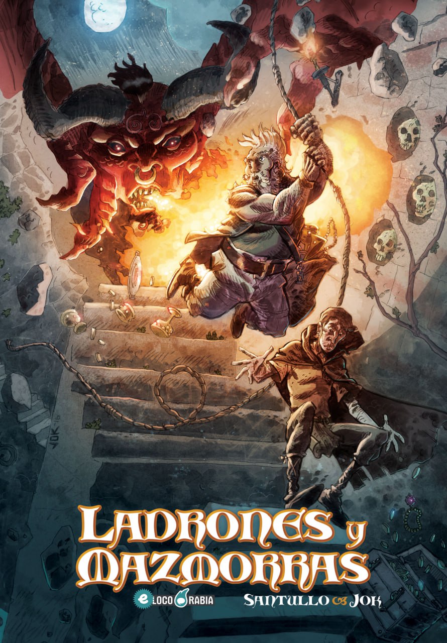 Portada ampliada de Ladrones y Mazmorras